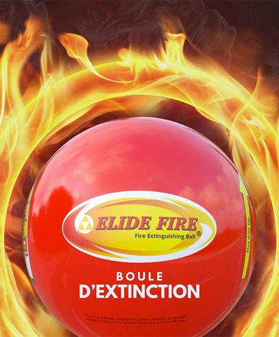 Boule d'extinction ELIDE FIRE®  Extincteur polyvalent B.S.O.I 974